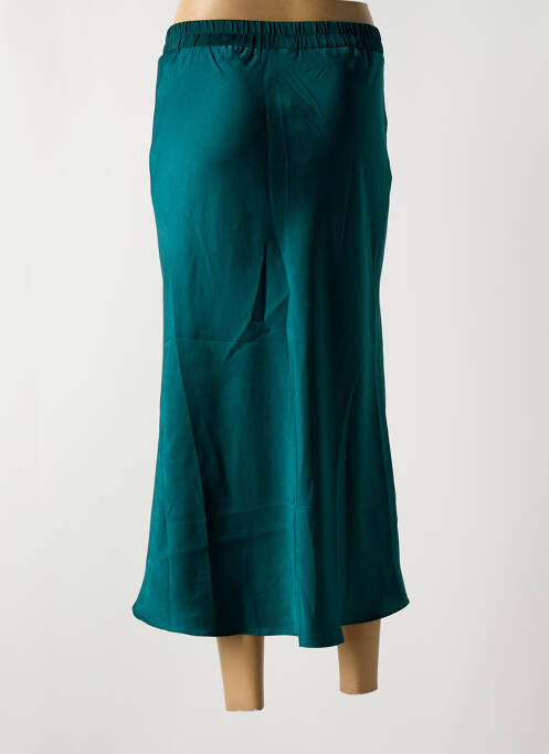 Jupe longue coupe droite vert ANGE femme