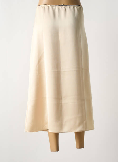 Jupe longue beige TOUPY pour femme