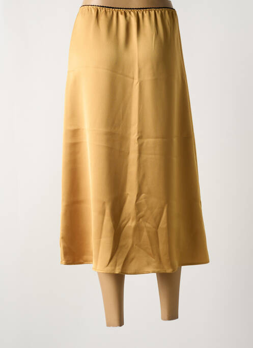 Jupe longue jaune TOUPY pour femme