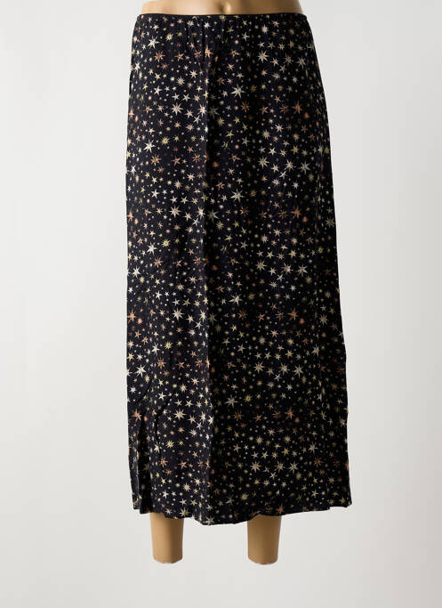 Jupe longue noir FIVE pour femme