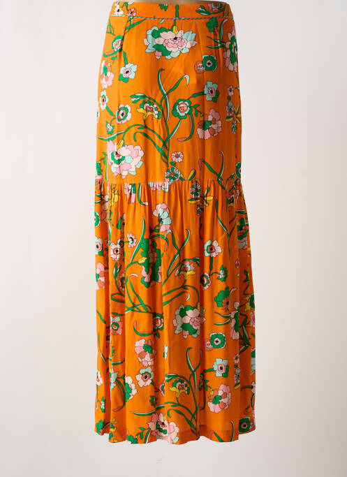 Jupe longue orange LA PETITE FRANCAISE pour femme