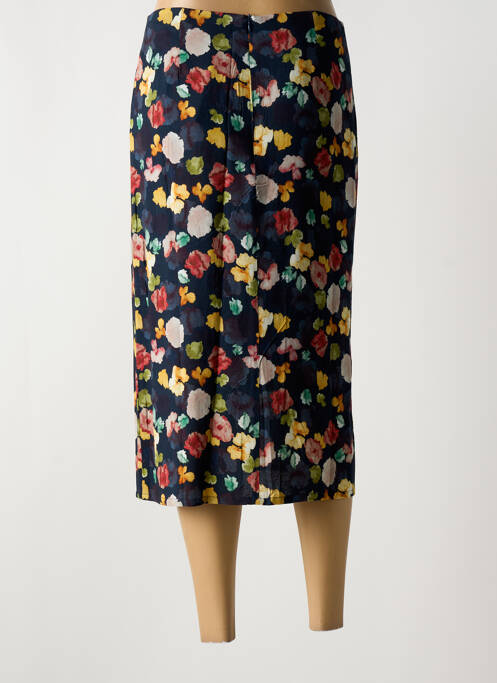 Jupe mi-longue bleu INDI & COLD pour femme