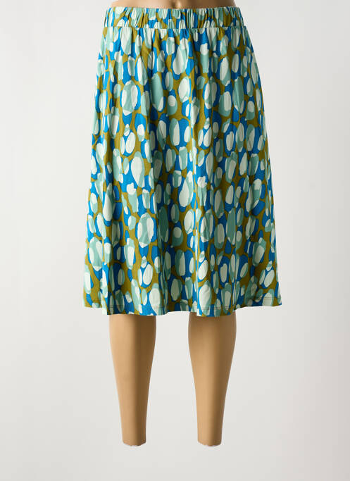 Jupe mi-longue bleu ZILCH pour femme