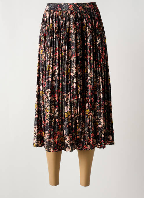 Jupe mi-longue noir SCOTCH & SODA pour femme