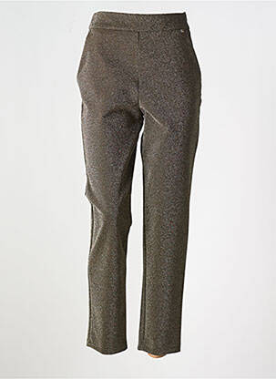 Pantalon droit poches or KOCCA femme