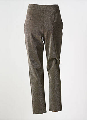 Pantalon droit poches or KOCCA femme