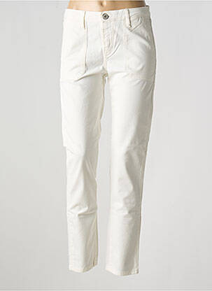 Pantalon slim poches blanc DENIM STUDIO femme