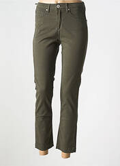 Pantalon 7/8 vert DENIM STUDIO pour femme seconde vue
