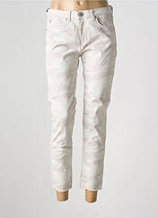 Pantalon slim beige DENIM STUDIO pour femme seconde vue