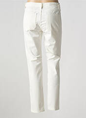 Pantalon slim blanc DENIM STUDIO pour femme seconde vue