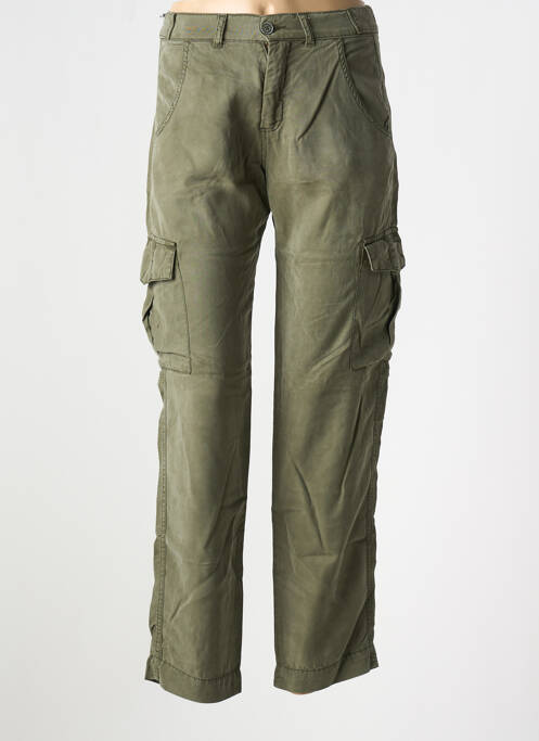 Pantalon cargo vert FIVE pour femme