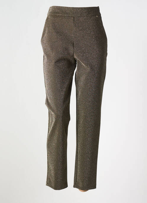 Pantalon droit or KOCCA pour femme