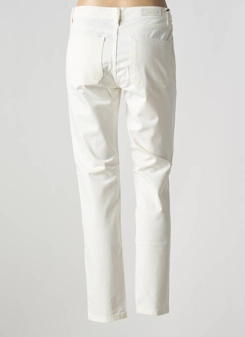 Pantalon slim blanc DENIM STUDIO pour femme