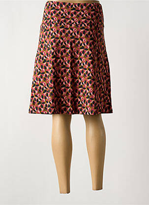 Jupe mi-longue coupe évasée rose ZILCH femme