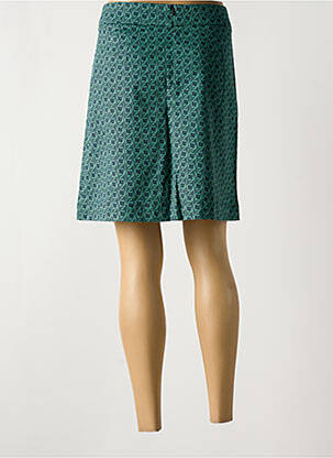 Jupe courte coupe droite vert ZILCH femme