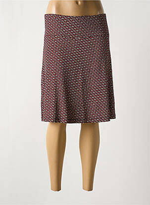 Jupe mi-longue noir ZILCH femme