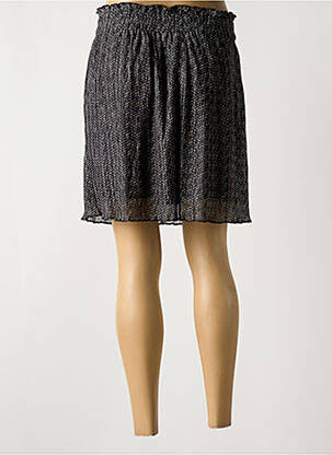 Jupe courte taille élastique noir YAYA femme