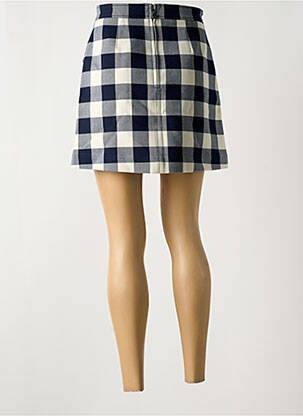 Jupe courte poches bleu IDANO femme