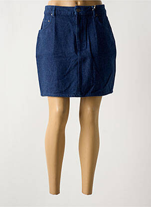 Jupe courte poches bleu AMERICAN VINTAGE femme