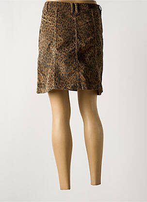 Jupe courte poches beige DENIM STUDIO femme