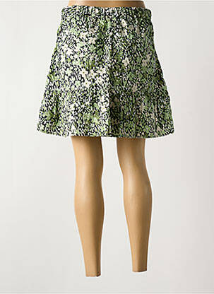 Jupe courte coupe évasée vert FABIENNE CHAPOT femme