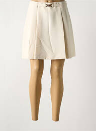 Jupe courte coupe évasée beige KOCCA femme