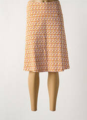 Jupe mi-longue jaune ZILCH pour femme seconde vue