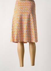 Jupe mi-longue jaune ZILCH pour femme seconde vue