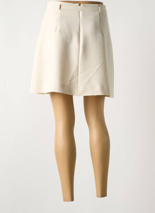 Jupe courte beige KOCCA pour femme