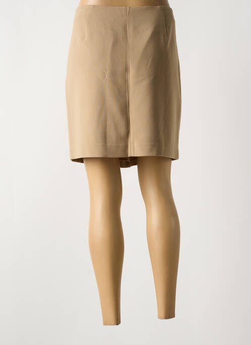 Jupe courte beige YAYA pour femme