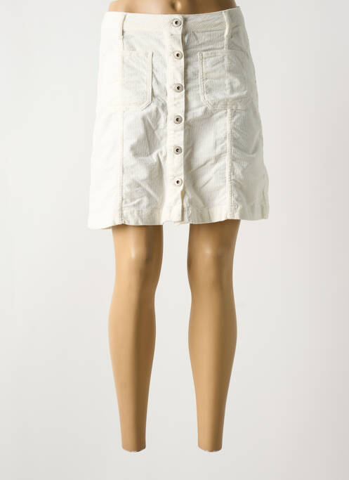 Jupe courte blanc DENIM STUDIO pour femme