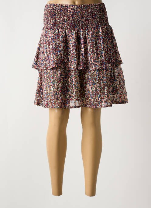 Jupe courte bleu MSCH COPENHAGEN pour femme