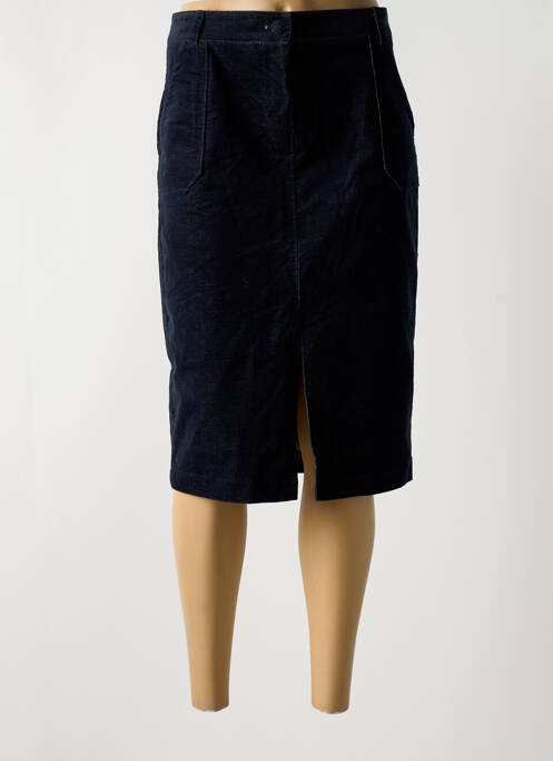 Jupe mi-longue bleu LA PETITE FRANCAISE pour femme