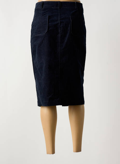 Jupe mi-longue bleu LA PETITE FRANCAISE pour femme