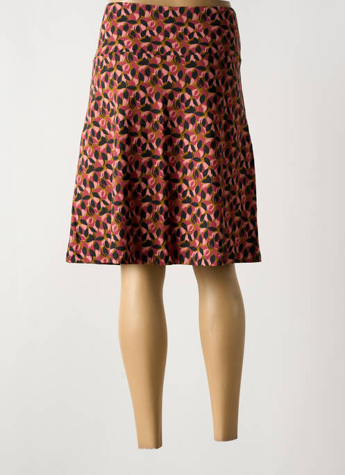 Jupe mi-longue rose ZILCH pour femme