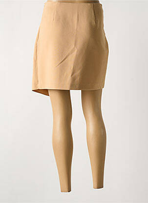 Jupe courte doublure beige YAYA femme