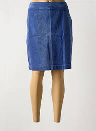 Jupe mi-longue taille normale bleu ZILCH femme