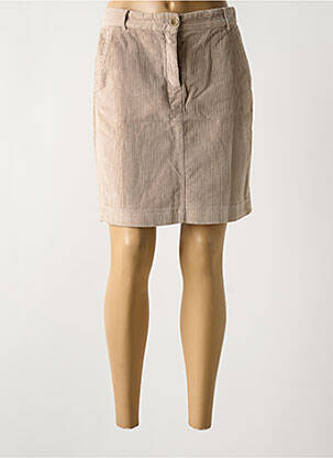 Jupe courte poches beige HARTFORD femme