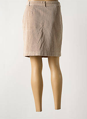 Jupe courte poches beige HARTFORD femme