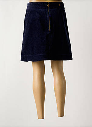 Jupe courte fermeture zippée au dos bleu FABIENNE CHAPOT femme