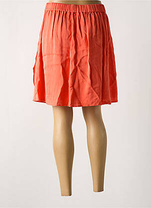 Jupe courte taille élastique orange FABIENNE CHAPOT femme