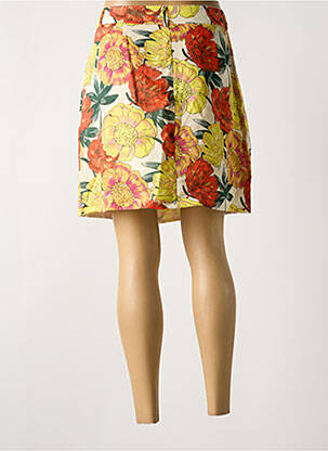 Jupe courte doublure jaune SCOTCH & SODA femme
