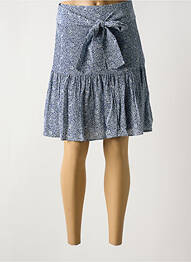 Jupe courte coupe évasée bleu SCOTCH & SODA femme