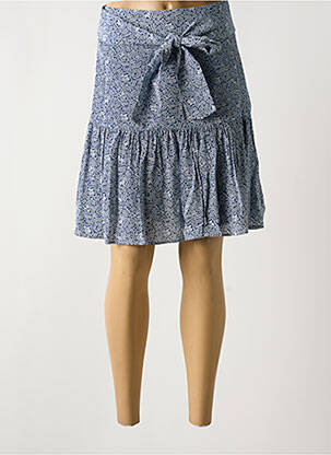 Jupe courte coupe évasée bleu SCOTCH & SODA femme