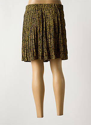 Jupe courte doublure vert YAYA femme