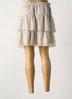 Jupe courte doublure beige INDI & COLD femme
