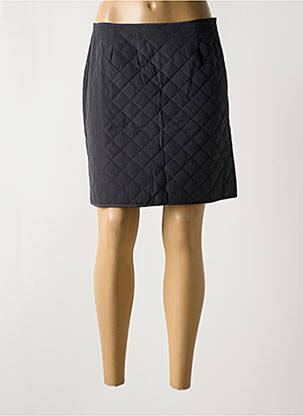 Jupe courte coupe droite noir YAYA femme