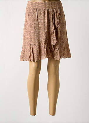 Jupe courte coupe évasée rose YAYA femme
