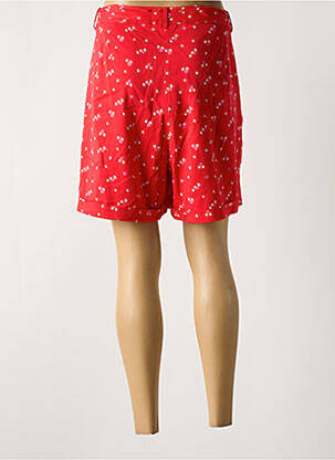 Short taille à pinces taille normale rouge ZILCH femme