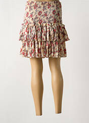 Jupe courte beige FIVE pour femme seconde vue